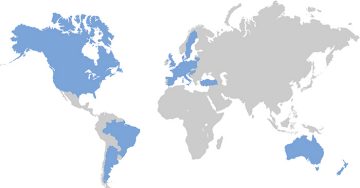 A world map