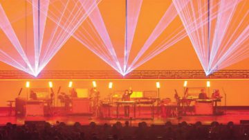 Theater illuminated by Philips Entertainment lighting