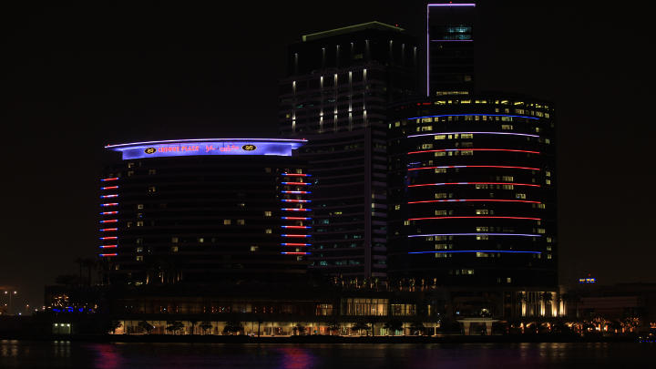 The appearance of Dubai Hotels improved with LED I‐Color Accent tubes by Philips Lighting providing an eye-catching view for façade