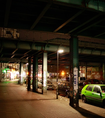 Hamburg, Sternschanze, before illumination