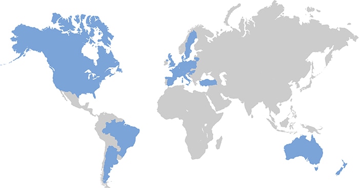 A world map