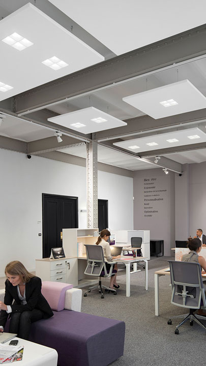 Office with Soundlight Comfort unit