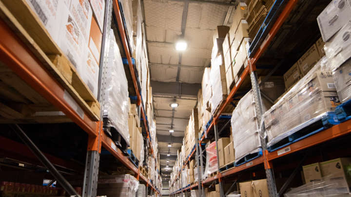 Warehouse and storage area lighting solutions by Philips NZ