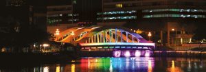 Bridging Singapore city beyond illumination
